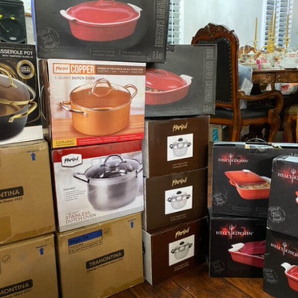 Parini 4.5 Qt. Casserole Pot Golden Chef Cookware Collection - Picture 5 of 6